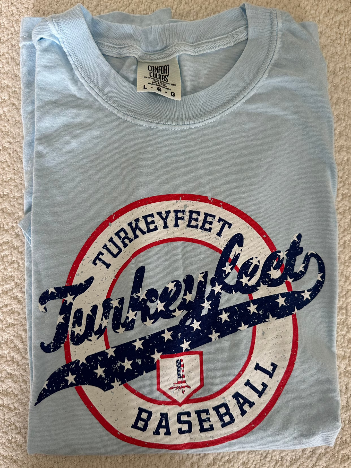 Turkey Feet SCRIPT Short Sleeve Comfort Colors Shirt