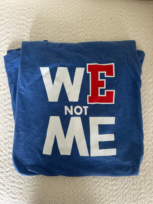 WE Not ME Short Sleeve Cotton Shirt (Blue)