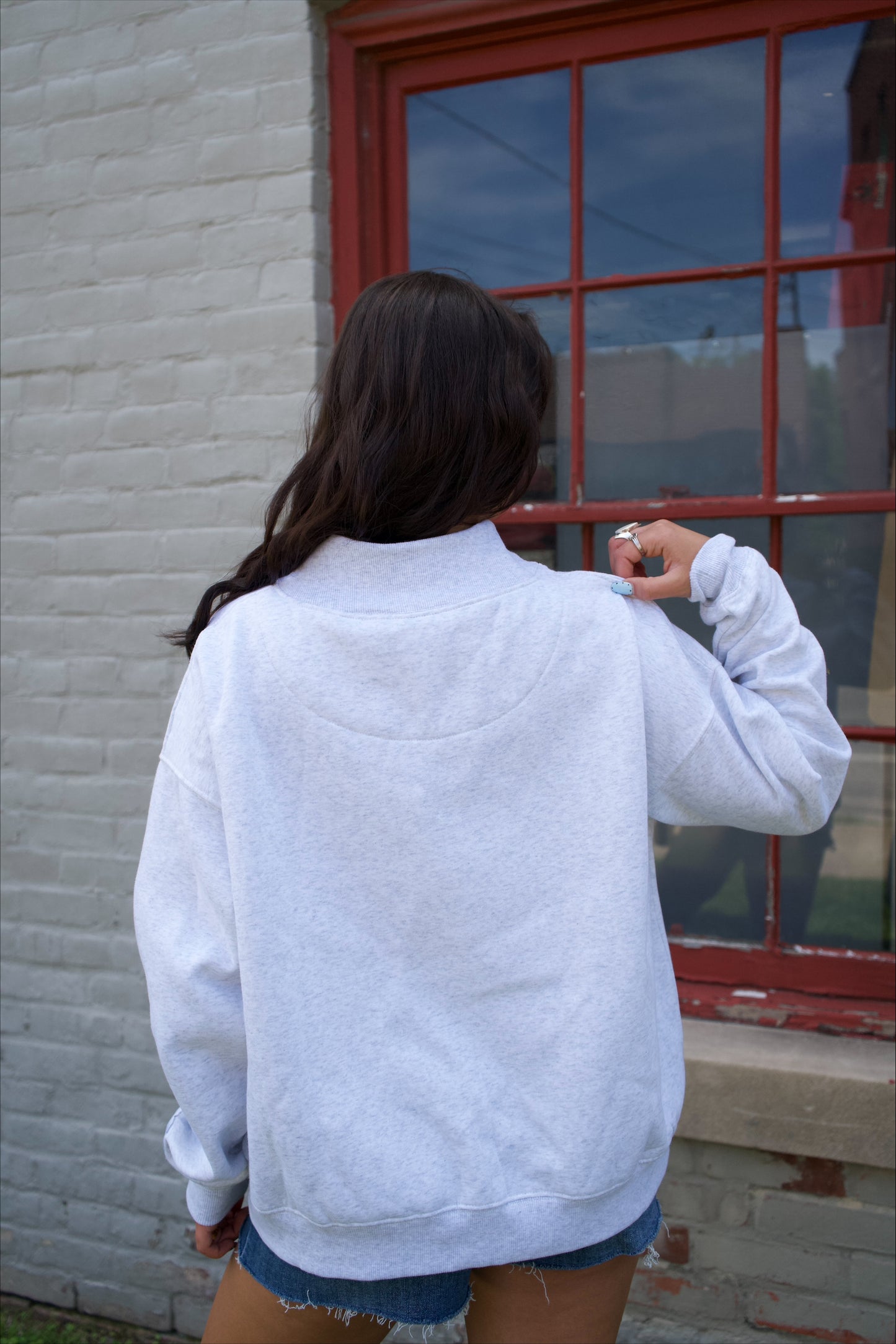 EASTERN Mock Neck Sweatshirt
